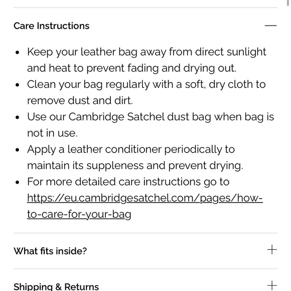 The Cambridge Satchel Co. Crossbody The‎ Tiny- New with tags - Picture 14 of 16